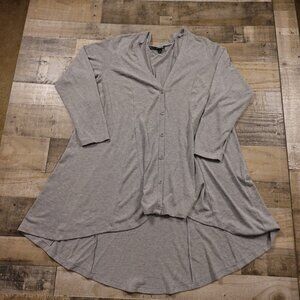 Torrid drop tail cardigan ‎ button up women's 3X torrid size 3 gray